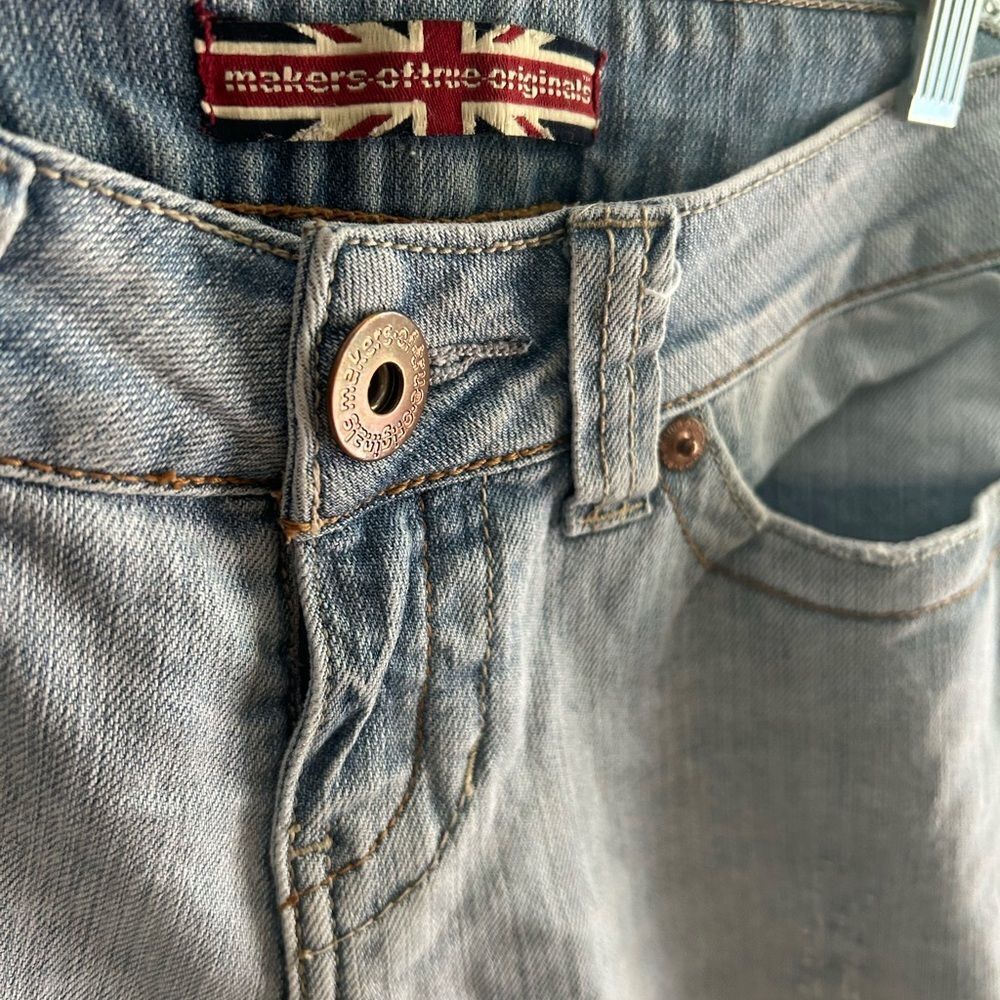 Makers of True Originals Light Blue Jean Shorts - Picture 7 of 16